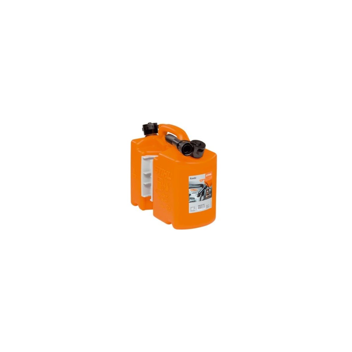 BIDÓN COMBINADO NARANJA. ESTÁNDAR